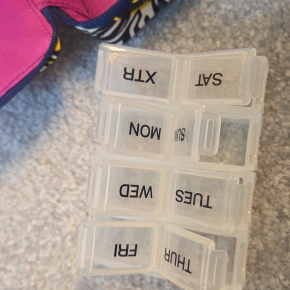 Vera Bradley Pill Box - African Violet - Picture 7 of 11